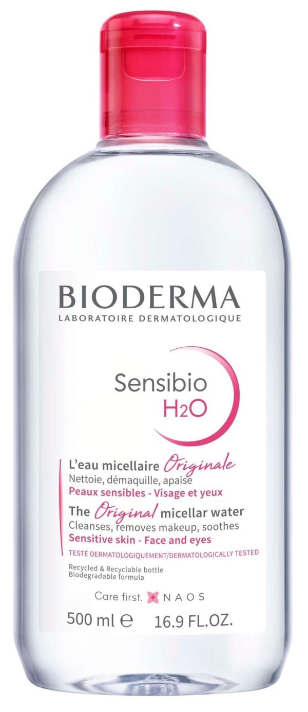 Bioderma Sensibio H2O Micellar Water for Makeup Remover, 500ml P03911