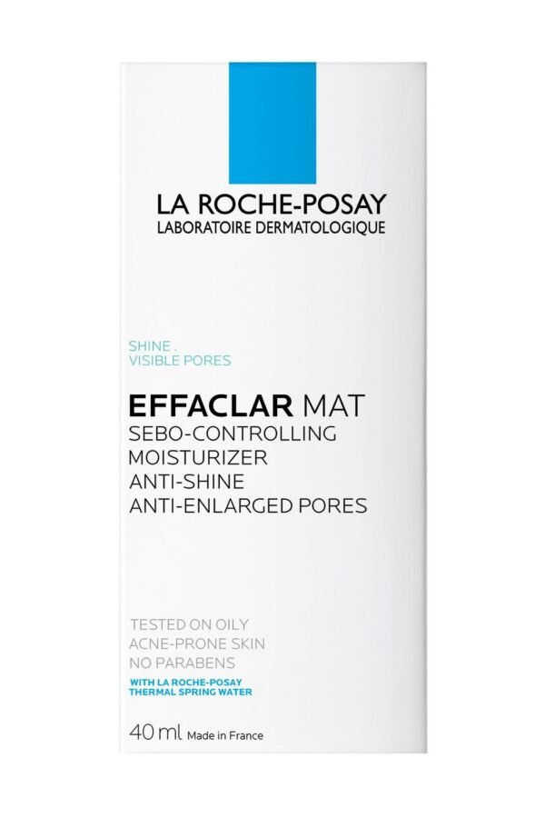 La Roche-Posay Effaclar MAT Mattifying Moisturizer for Oily Skin, 40ml