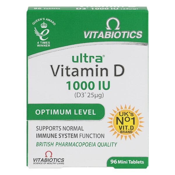 Vitabiotics Ultra Vitamin D, 96 Tablets