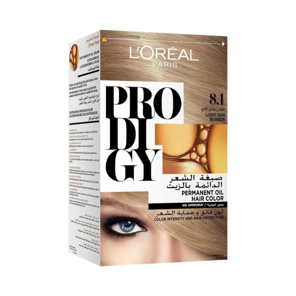 L'Oreal Paris Prodigy Permanent Hair Dye 8.1 Ash Blonde