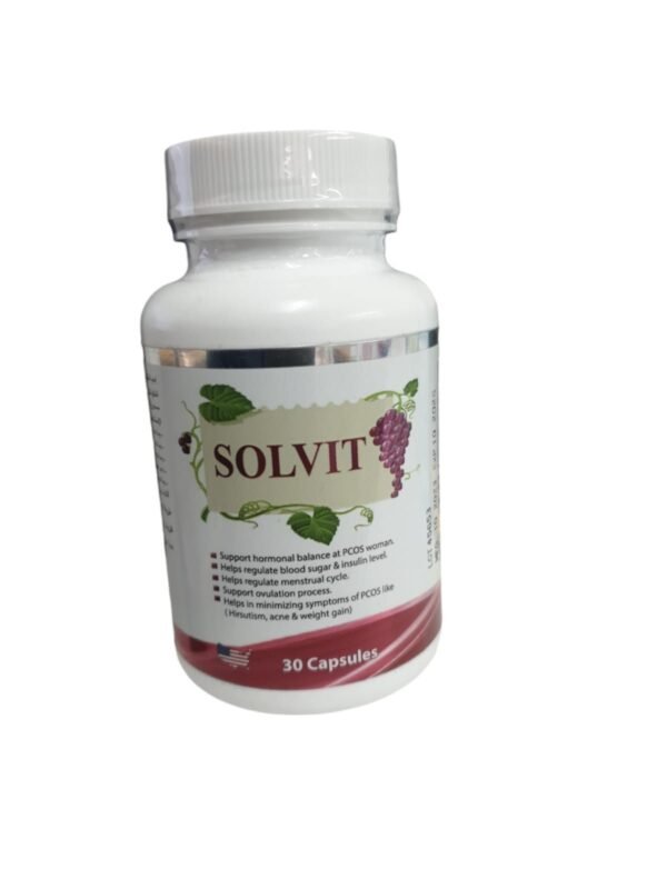 Solvit Herbal Supplement Capsule, 30 Capsules