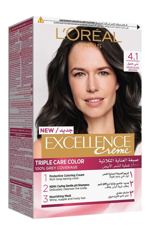 L'Oreal Excellence Hair Dye Creme 4.1 Profound Brown