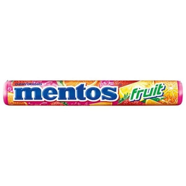 Mentos Fruit Candy Rolls 11 Pcs 29 g