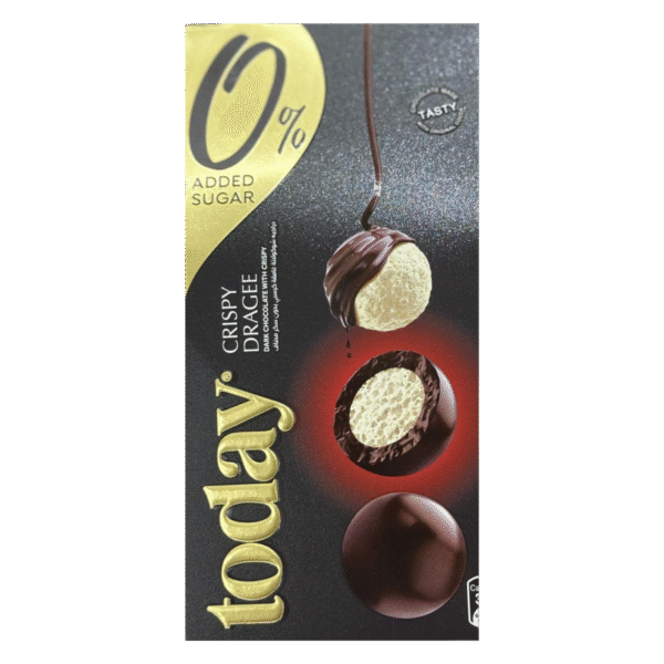 Today No Added Sugar Dark Chocolate Crispy Dragee, 60g