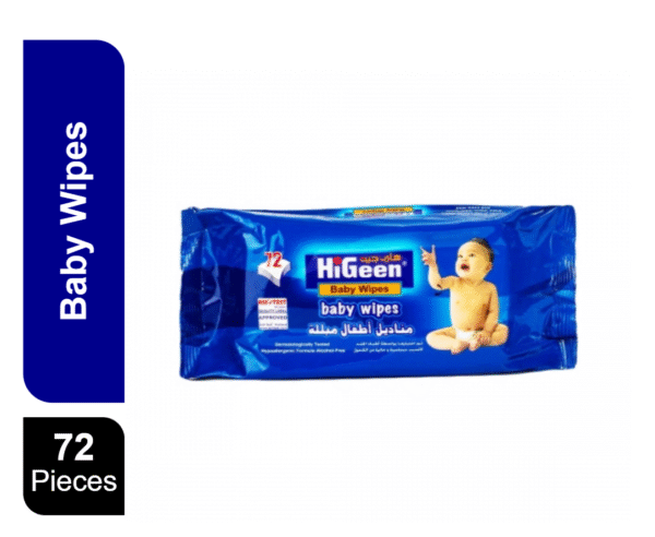 Higeen Baby Wet Wipes, 72 Wipes