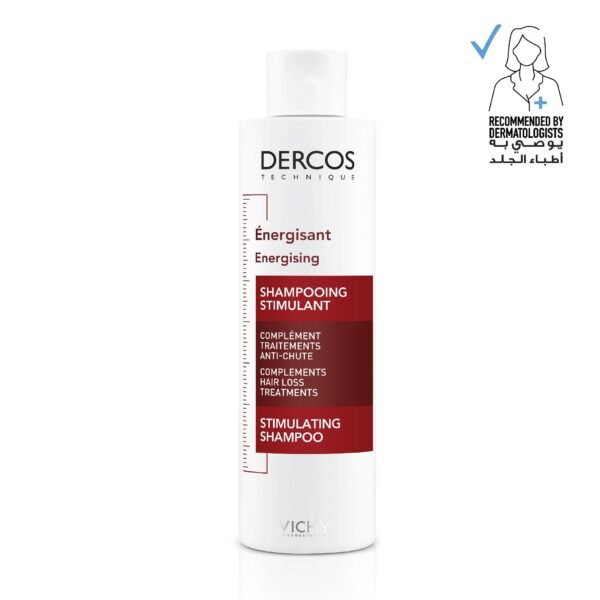 Vichy Dercos Energizing Anti-Hair Loss Shampoo with Aminexil, Vitamin B3, B5 & B6, 200ml