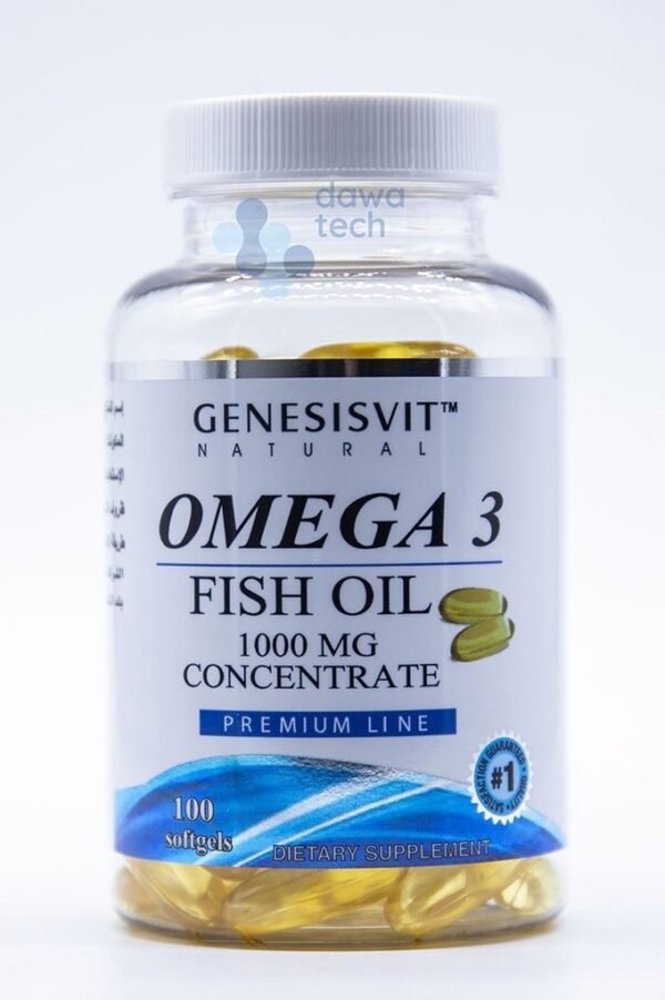 Genseisvit 1000mg Omega 3 Capsules, 100 Capsules