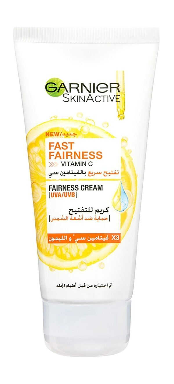 Garnier Skin Active Fast Fairness Brightening Facial Day Cream with Vitamin C & Lemon, 50ml
