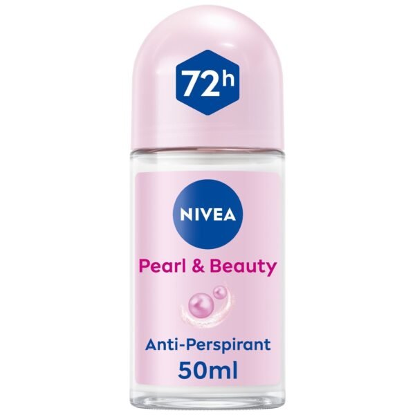 Nivea 48h Protection Pearl & Beauty Antiperspirant Roll-on for Women, 50ml