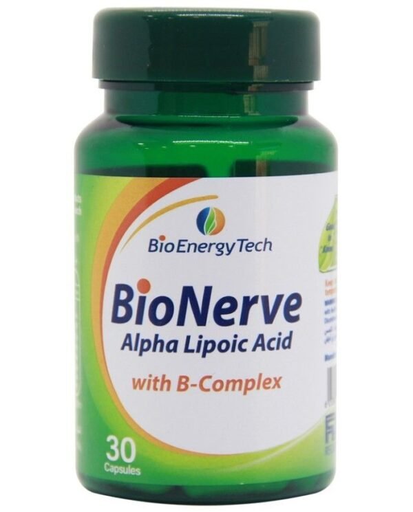 Bio Energy Tech BioNerve Alpha Lipoic Aid Capsules, 30 Count